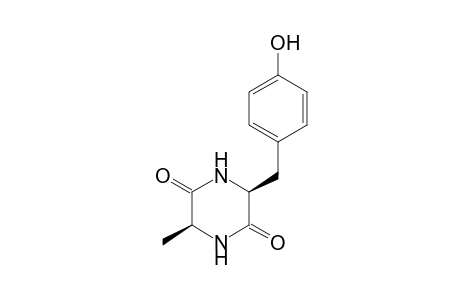 L-cis-3-Benzyl-6-methyl-2,5-piperazinedione