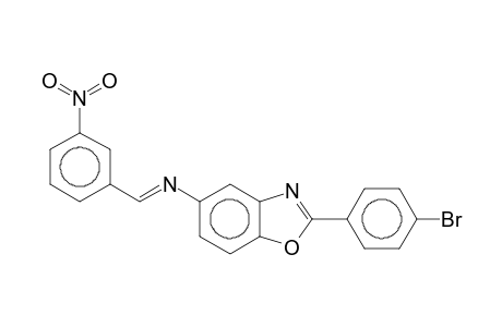 2-(4-Bromophenyl)-5-(3-nitrobenzylideneamino)benzoxazole