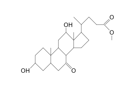 3a,12a-Dihydroxy-7-oxo-5b-cholanoic acid, methyl ester