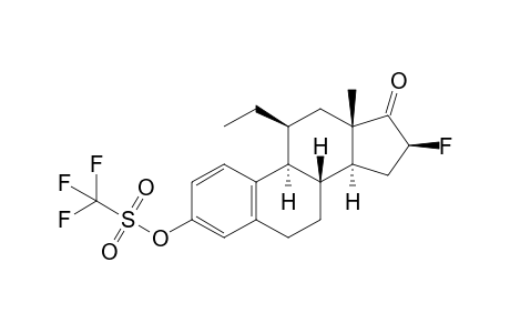 11.beta.-Ethyl-16.beta.-fluoro-3-[[(trifluoromethyl)sulfonyl]oxy]estra-1,3,5(10)-trien-17-one