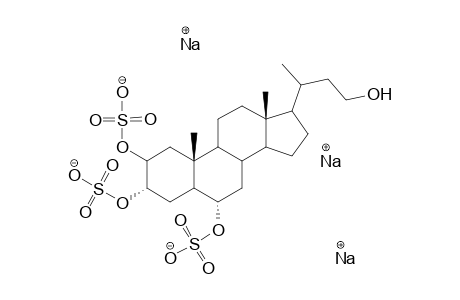 24-nor-5.alpha.-Cholane-2.beta.,3.alpha.,6.alpha.,23-tetraol - 2.beta.,3.alpha.,6.alpha.-tris(Sodium Sulfate)