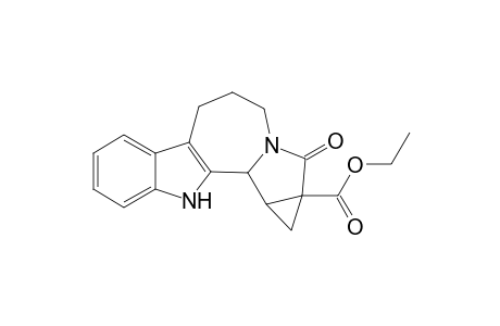 Ethyl (1a,2,4,5,6,11,11b,11c-octahydro-2-oxo-1H-cycloprop[3',4']pyrrolo[1',2':1,2]azepino[3,4-b]indole-1a-carboxylate) (1a-11b l, 1a-11c l)