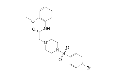 1-piperazineacetamide, 4-[(4-bromophenyl)sulfonyl]-N-(2-methoxyphenyl)-