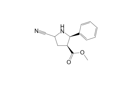 Methyl 2,3-cis-2-phenyl-5-cyanopyrrolidin-3-carboxylate