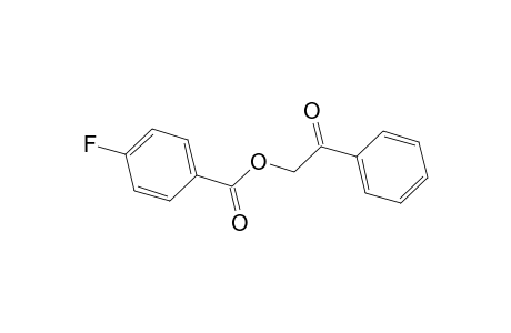 Benzoic acid, 4-fluoro-, 2-oxo-2-phenylethyl ester