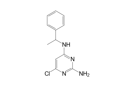 2,4-Pyrimidinediamine, 6-chloro-N4-(1-phenylethyl)-