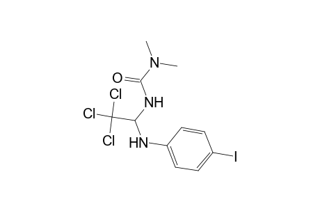 N,N-Dimethyl-N'-[2,2,2-trichloro-1-(4-iodoanilino)ethyl]urea