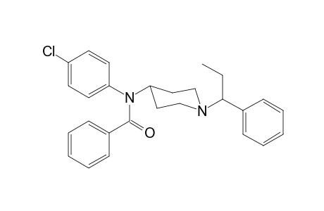 N-4-Chlorophenyl-N-[1-(1-phenylpropyl)piperidin-4-yl]benzamide