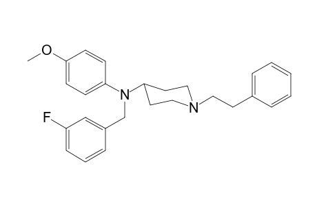 N-(3-Fluorobenzyl)-N-(4-methoxyphenyl)-1-(2-phenylethyl)-piperidin-4-amine