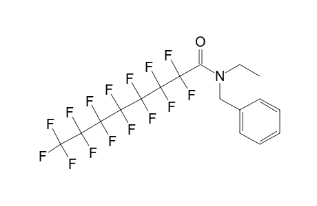 Pentadecafluorooctanoylamide, N-benzyl-N-ethyl-