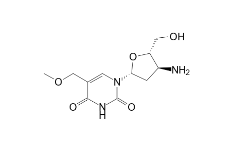 3'-Amino-2',3'-dideoxy-5-methoxymethyluridine