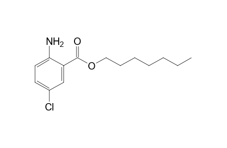 ANTHRANILIC ACID, 5-CHLORO-, HEPTYL ESTER