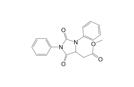 Methyl 2-(2,5-dioxo-1,3-diphenylimidazolidin-4-yl)acetate