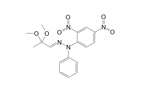 .alpha.-Phenyl-.alpha.,.alpha.'-dimethoxypropanone-2,4-dinitrophenylhydrazone
