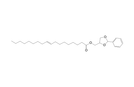 9-Octadecenoic acid, (2-phenyl-1,3-dioxolan-4-yl)methyl ester, trans-