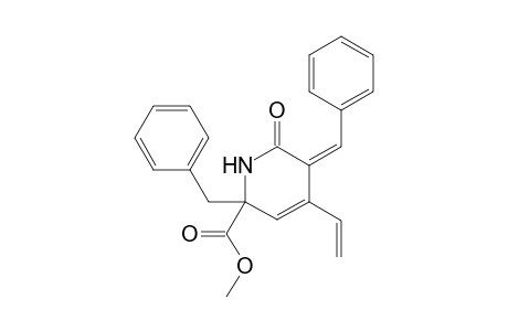 (5Z)-Methyl 2-benzyl-5-benzylidene-1,2,5,6-tetrahydro-6-oxo-4-vinylpyridine-2-carboxylate