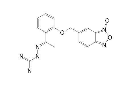 5-(2-METHYLAMIDINOHYDRAZONOPHENYLOXYMETHYL)-BENZO-[1,2-C]-1,2,5-OXADIAZOLE-N-OXIDE