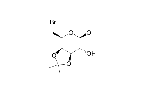.beta.-D-Galactopyranoside, methyl 6-bromo-6-deoxy-3,4-O-(1-methylethylidene)-