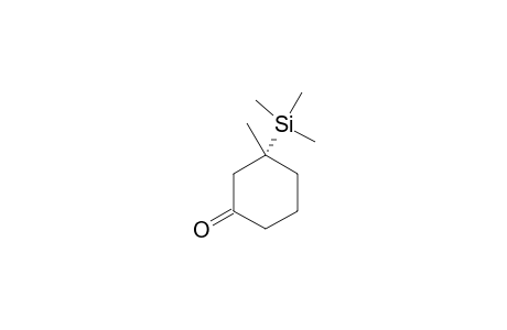3-METHYL-3-(TRIMETHYLSILYL)-CYCLOHEXANONE