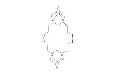5,7 : 14,16-bis ( 1',3'-Adamantano)-1,2,10,11-tetrathiacyclooctadecane