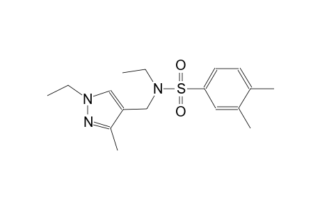 benzenesulfonamide, N-ethyl-N-[(1-ethyl-3-methyl-1H-pyrazol-4-yl)methyl]-3,4-dimethyl-
