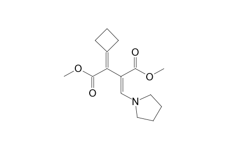 Dimethyl (Z)-2-cyclobutylidene-3-(pyrrolidinylmethylene)butane-1,4-dioate