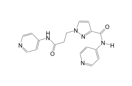 1H-pyrazole-1-propanamide, N-(4-pyridinyl)-3-[(4-pyridinylamino)carbonyl]-