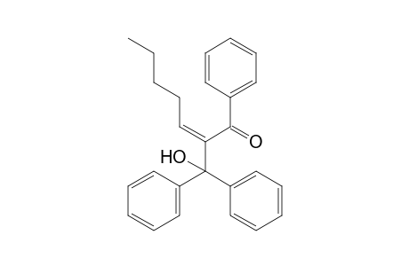 (Z)-2-[hydroxy(diphenyl)methyl]-1-phenyl-2-hepten-1-one