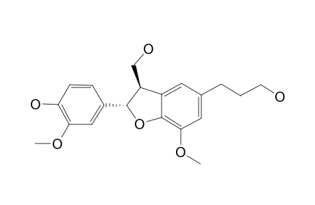 (2S,3R)-DIHYDRODEHYDRODICONIFERYL-ALCOHOL;(-)-2,3-DIHYDRO-2-(4-HYDROXY-3-METHOXYPHENYL)-3-HYDROXYMETHYL-5-(HYDROXYPROPYL)-7-HYDROXYBENZOFURAN