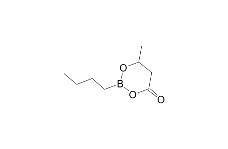 Butyric acid, 3-hydroxy-, monoanhydride with 1-butaneboronic acid, cyclic ester