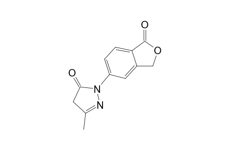 3H-pyrazol-3-one, 2-(1,3-dihydro-1-oxo-5-isobenzofuranyl)-2,4-dihydro-5-methyl-