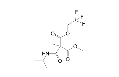 1-(N-Isopropyl)amido-1-(2',2',2'-trifluoroethoxycarbonyl)-1-(methoxycarbonyl)ethane