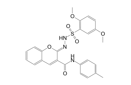 benzenesulfonic acid, 2,5-dimethoxy-, 2-[(2Z)-3-[[(4-methylphenyl)amino]carbonyl]-2H-1-benzopyran-2-ylidene]hydrazide