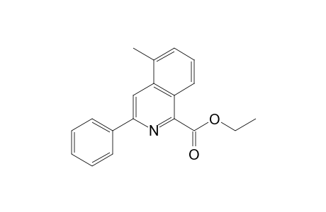 Ethyl 5-methyl-3-phenylisoquinoline-1-carboxylate