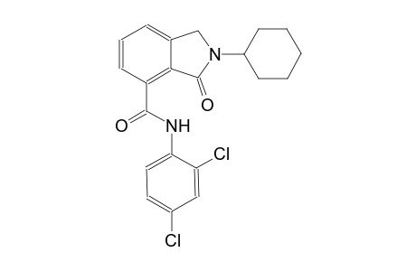 1H-isoindole-4-carboxamide, 2-cyclohexyl-N-(2,4-dichlorophenyl)-2,3-dihydro-3-oxo-