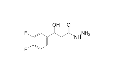 3-(3,4-difluorophenyl)hydracrylic acid, hydrazide