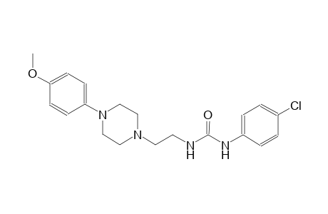 urea, N-(4-chlorophenyl)-N'-[2-[4-(4-methoxyphenyl)-1-piperazinyl]ethyl]-