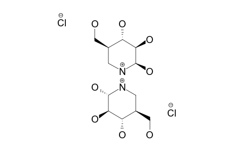 NEUROMYCIN-HYDROCHLORIDE;(2R/S,3S,4R,5R)-5-(HYDROXYMETHYL)-PIPERIDINE-2,3,4-TRIOL-HYDROCHLORIDE