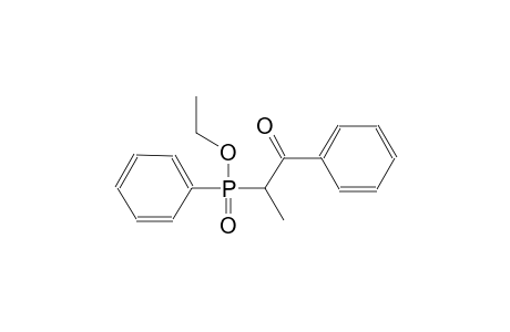 ethyl 1-methyl-2-oxo-2-phenylethyl(phenyl)phosphinate