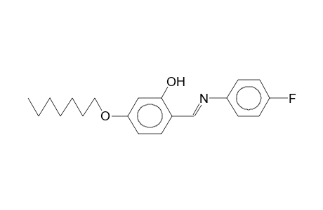 4-HEPTYLOXY-N-(PARA-FLUOROPHENYL)BENZALDIMIN-2-OL