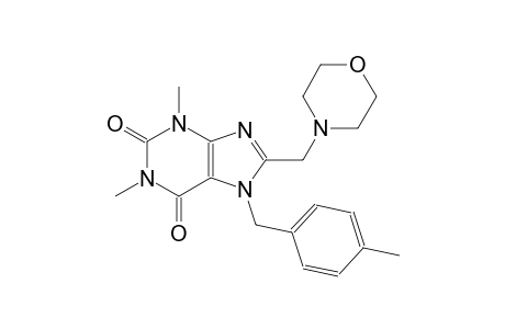 1,3-dimethyl-7-(4-methylbenzyl)-8-(4-morpholinylmethyl)-3,7-dihydro-1H-purine-2,6-dione