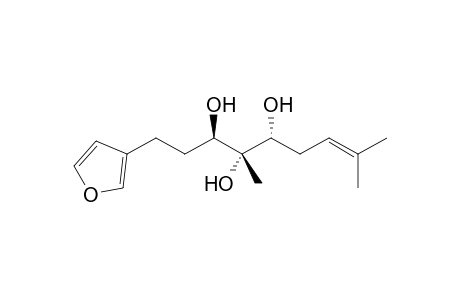 (6R*,7R*,8R*)-6,7,8-Trihydroxydendrolasin