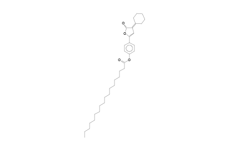 3H-Furan-2-one, 3-cyclohexylidene-5-(4-octadecanoyloxyphenyl)-