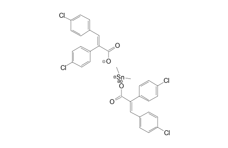 Dimethyltin(IV) di-[(E)-2,3-bis(4-chlorophenyl)-2-propenoate]