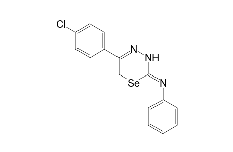 2-Phenylimino-5-(4-chlorophenyl)-6H-1,3,4-selenadiazine