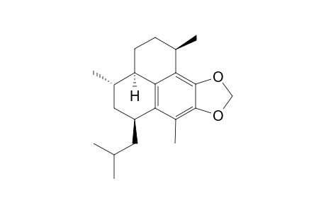 4,5-(Methylenedioxy)-3,6,9-trimethyl-7-isobutylhexahydrophenalene