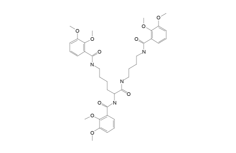 1-N-[2-N',6-N'-DI-(2,3-DIMETHOXYBENZOYL)-L-LYSYL]-4-N-(2,3-DIHYDROXYBENZOYL)-1,4-DIAMINOBUTANE