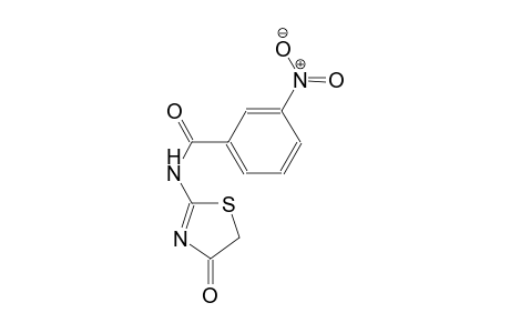 3-nitro-N-(4-oxo-4,5-dihydro-1,3-thiazol-2-yl)benzamide
