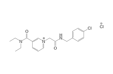 1-{[(p-chlorobenzyl)carbamoyl]methyl}-3-(diethylcarbamoyl)pyridinium chloride