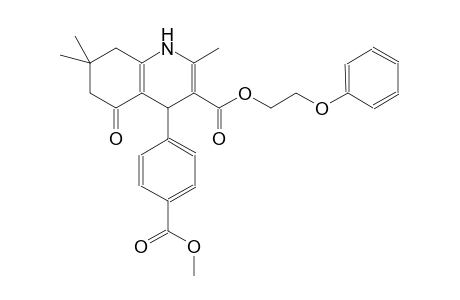 3-quinolinecarboxylic acid, 1,4,5,6,7,8-hexahydro-4-[4-(methoxycarbonyl)phenyl]-2,7,7-trimethyl-5-oxo-, 2-phenoxyethyl ester